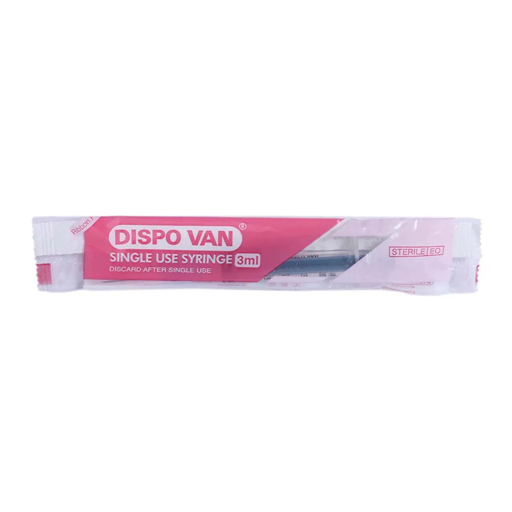 Dispo Van Single Use Syringe 3ml